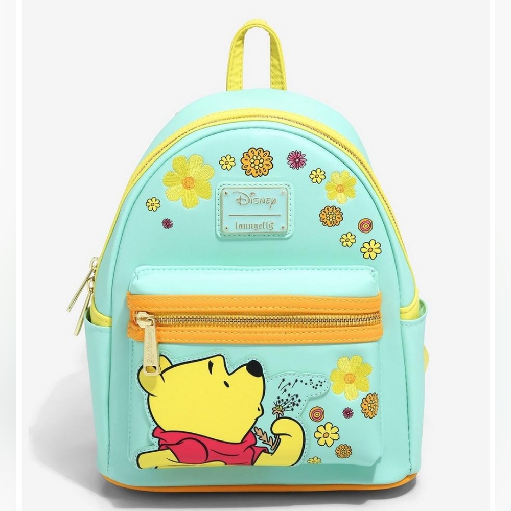 Loungefly Disney Winnie the Pooh Yellow Flowers Mini Backpack
